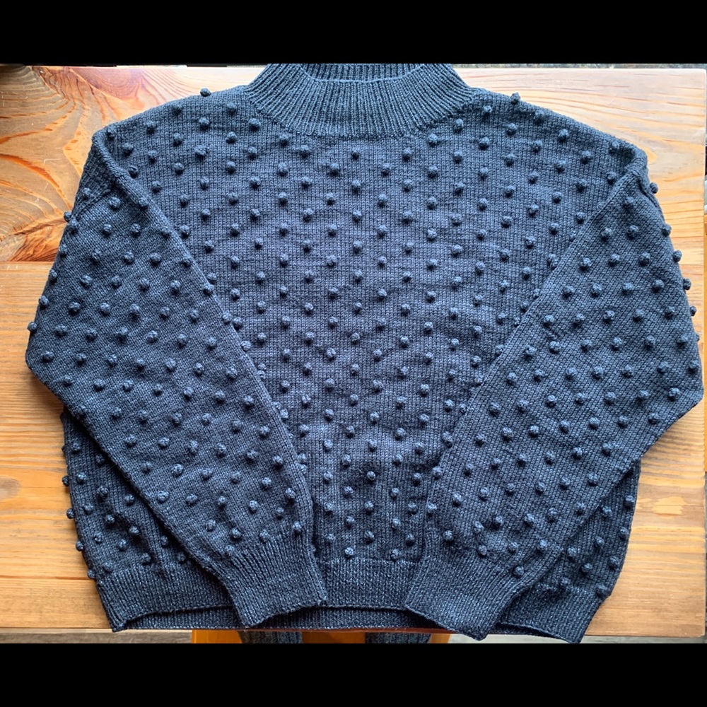 Misha & Puff Carbon Classic Popcorn Sweater Large